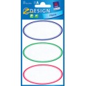 AVERY Zweckform Z-Design Etiquettes "rouge-blanc", pointillé