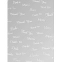 HEYDA papier transparent "merci", A4, blanc