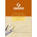 CANSON bloc de papier millimétré, A3, 90g/m2, 50 feuilles