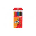 STABILO crayons de couleur Trio, étui plastique de 12 pièces