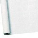 SUSY CARD Nappe de table damassée, rouleau, 10 x 1, blanc,