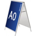 MAUL HEBEL tréteau d'affichage, format A1, aluminium,