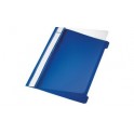 LEITZ Chemise à lamelle Standard, format A5, en PVC, bleu